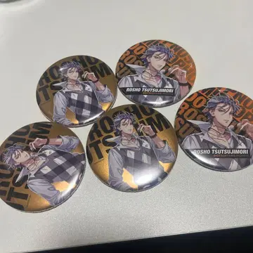 히프노시스 마이크 팬미팅 캔뱃지 츠츠지모리 로쇼 5점