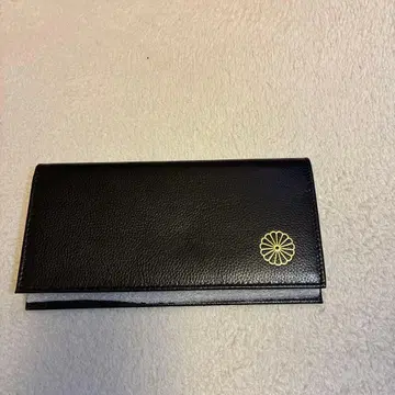 황궁 장지갑 블랙 컬러 소가죽