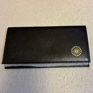 황궁 장지갑 블랙 컬러 소가죽
