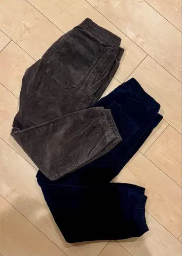 코듀로이 캐주얼 팬츠 2색 세트