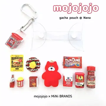 가챠 파우치 No.65 mojojojo 빨간 고양이 미니 브랜드
