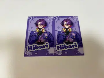 니지산지 와타라이 히바리 데코라 모드 폴라로이드풍 카드