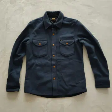 Lee 네이비 플란넬 셔츠 자켓 M