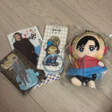 나카지마 유토 봉제 인형 아크릴 스탠드 키링 러버 밴드