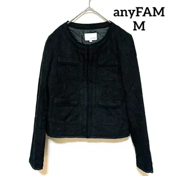 anyFAM 노카라 자켓 블랙 2 입학식 졸업식