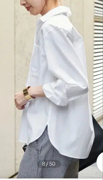 스픽 앤 스팬, 라이트 옥스 컴팩트 셔츠, 화이트