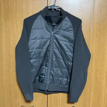 PLST 집업 블루종 콤비 퀼팅 새상품급