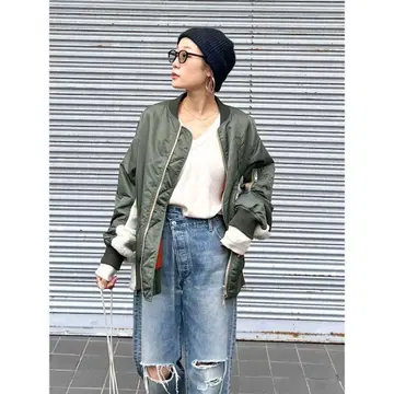 Ungrid / 언그리드 / 보아 콤비 MA-1 카키