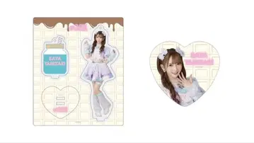 아크릴 스탠드 키링 & 캔뱃지 세트 ( [ 썸머 초콜릿 ] 의상 )