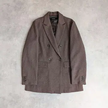 JOURNAL STANDARD 라이크 스트레치 자켓 체크 브라운