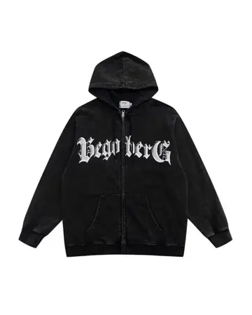 elev 지퍼 후드티 블랙