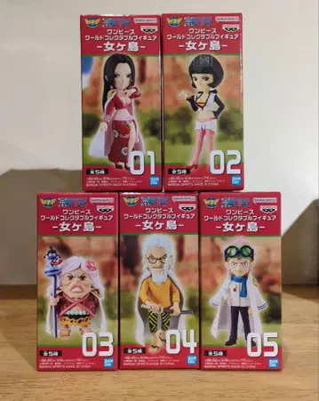 원피스 월드 컬렉터블 피규어 여인섬 5종 컴프 세트 미개봉