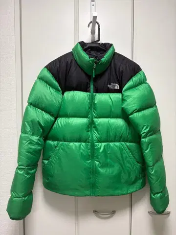 THE NORTH FACE 다운 자켓 그린/블랙