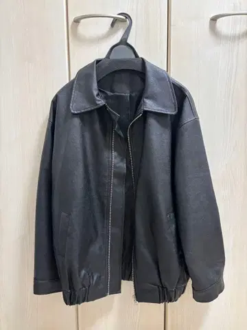 Doula Doula 에코 가죽 자켓 블랙 FREE