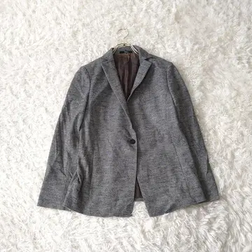 COMME CA 울 테일러드 자켓 11 심플 오피스 활용 그레이