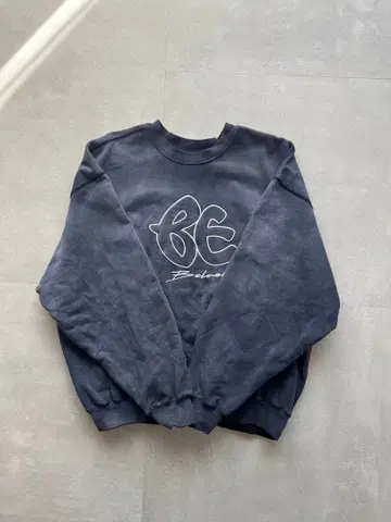 BELVET 맨투맨 네이비