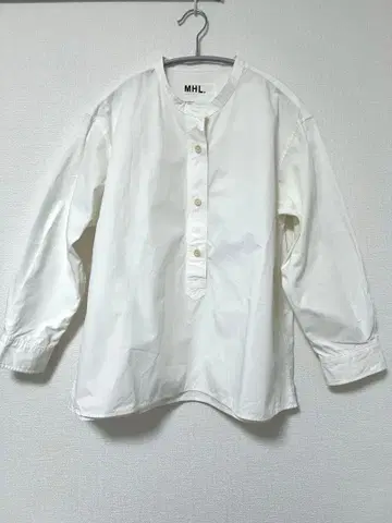 [ MHL. ] DRY COTTON POPLIN II WHITE
