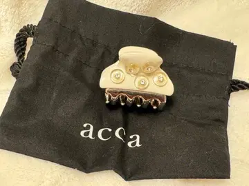 acca [아카] 화이트 헤어 클립 S사이즈 단종 새상품급