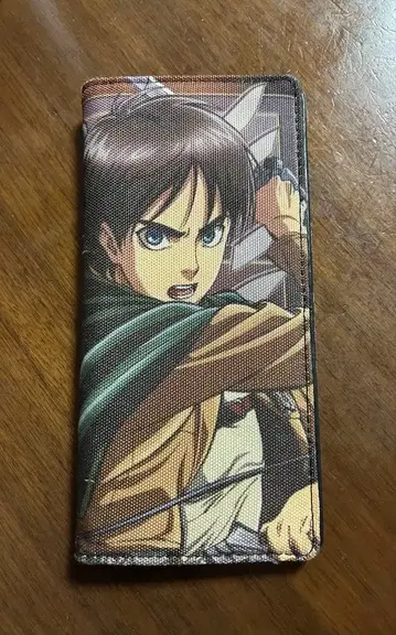 진격의 거인 2단 접이식 지갑 엘렌 리바이