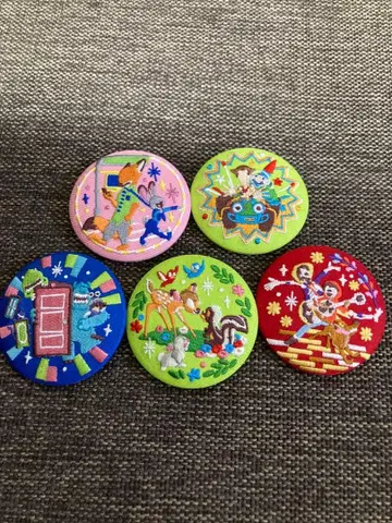 디즈니 자수 캔뱃지