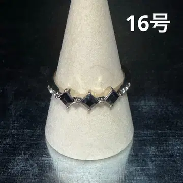 빈티지 패션 반지 골드 16호 블랙스톤 엘레강트