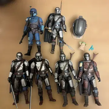 스타 워즈 블랙 시리즈 만달로리안 일괄