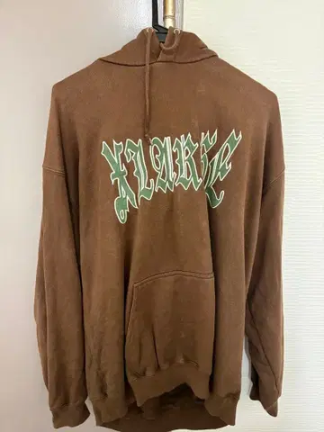 XLARGE 브라운 후드티 L 사이즈