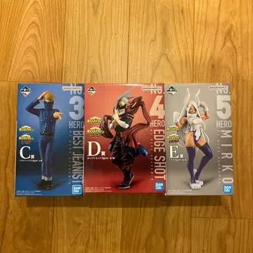 나의 히어로 아카데미아 히로아카 제일복권 the top 5 3개 세트