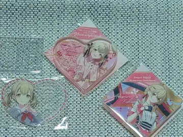 프로세카 감사제 아크릴 블록 피쿠리아 아즈사와 코하네 3종 세트