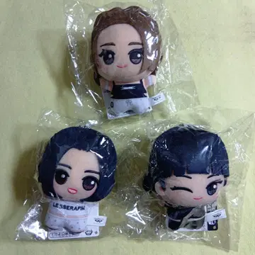 르세라핌 SD 인형 3종 세트 FEARLESS 채채 윤진