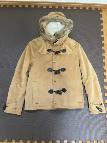 베이지 더플 코트