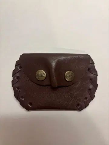 IBIZA 브라운 가죽 코인 케이스