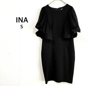 [ 미니 원피스 ] S 블랙 타이트 파티 데이트 이벤트 프릴 소매