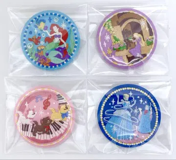 Disney Characters 자수 캔뱃지 비스킷 2 캔뱃지