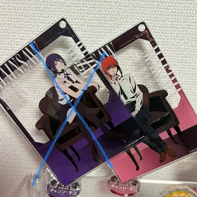 체인소맨 마키마 로프트 팝업 스퀘어 사각 체어 아크릴 스탠드