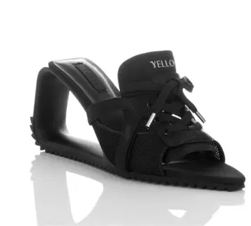 TANK DEFORMED WEDGE SANDALS L 사이즈 YELLO