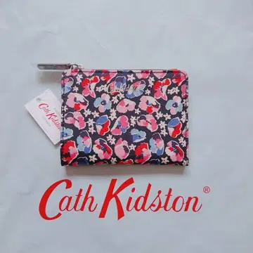 [미사용 새상품] 캐스키드슨 접이식 지갑 꽃무늬 카드 퍼스