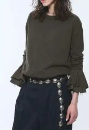 BRILL 브릴 포엣 슬리브 티셔츠 그레이