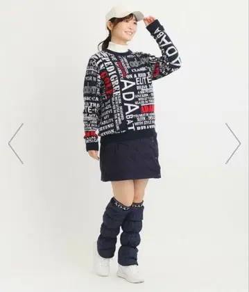 [새상품급] 아다바트 adabat 골프웨어 스웨터 리버서블 방풍 M