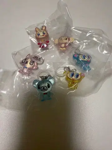 나루미야 캐릭터 메지루시 액세서리 6종 가챠