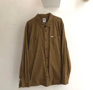 Lee 브라운 셔츠 L 사이즈