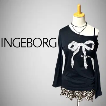 INGEBORG 잉게보그 티셔츠 블랙 Y2K 헤이세이 갸루 그런지
