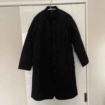 무인양품 솜 퀼팅 코트 S 블랙