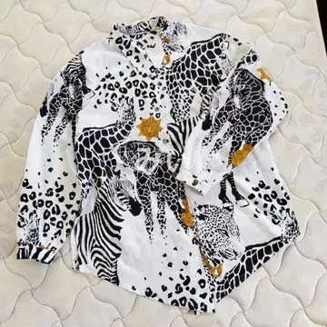 Benihana 베니하나 긴팔 블라우스 셔츠 애니멀 동물 체인