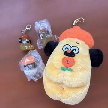 오히게노폰 마스코트 키링 & 가챠 3개 세트