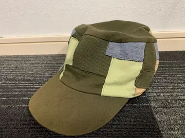 패치워크 디자인 캡