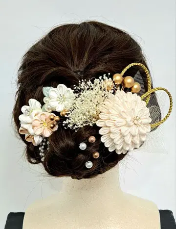 츠마미자이쿠 머리 장식 성인식