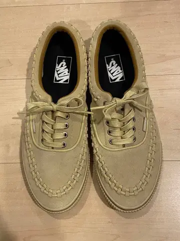 VANS 뜨개질 디자인 스니커즈 베이지