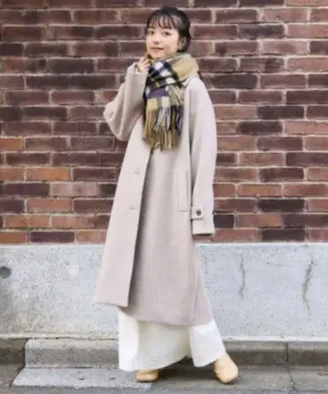 FREAK'S STORE 비버 롱 스텐카라 코트