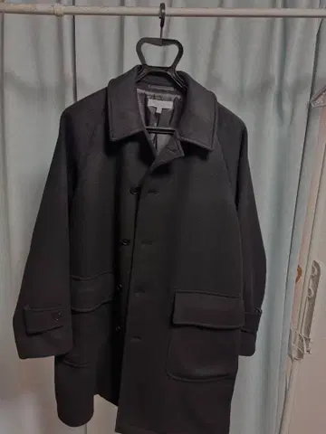 BEAUTY&YOUTH 블랙 스텐카라 코트 L